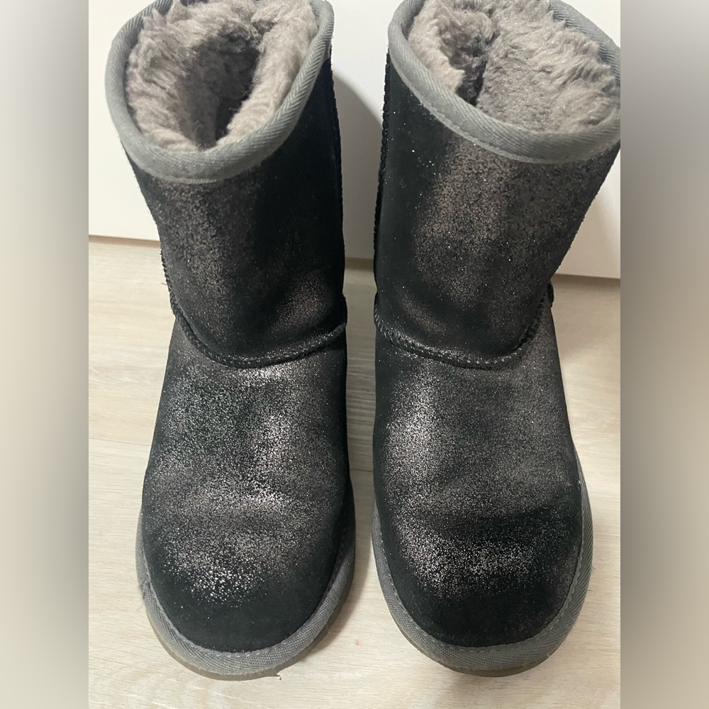 UGG classic boot metallic sparkle